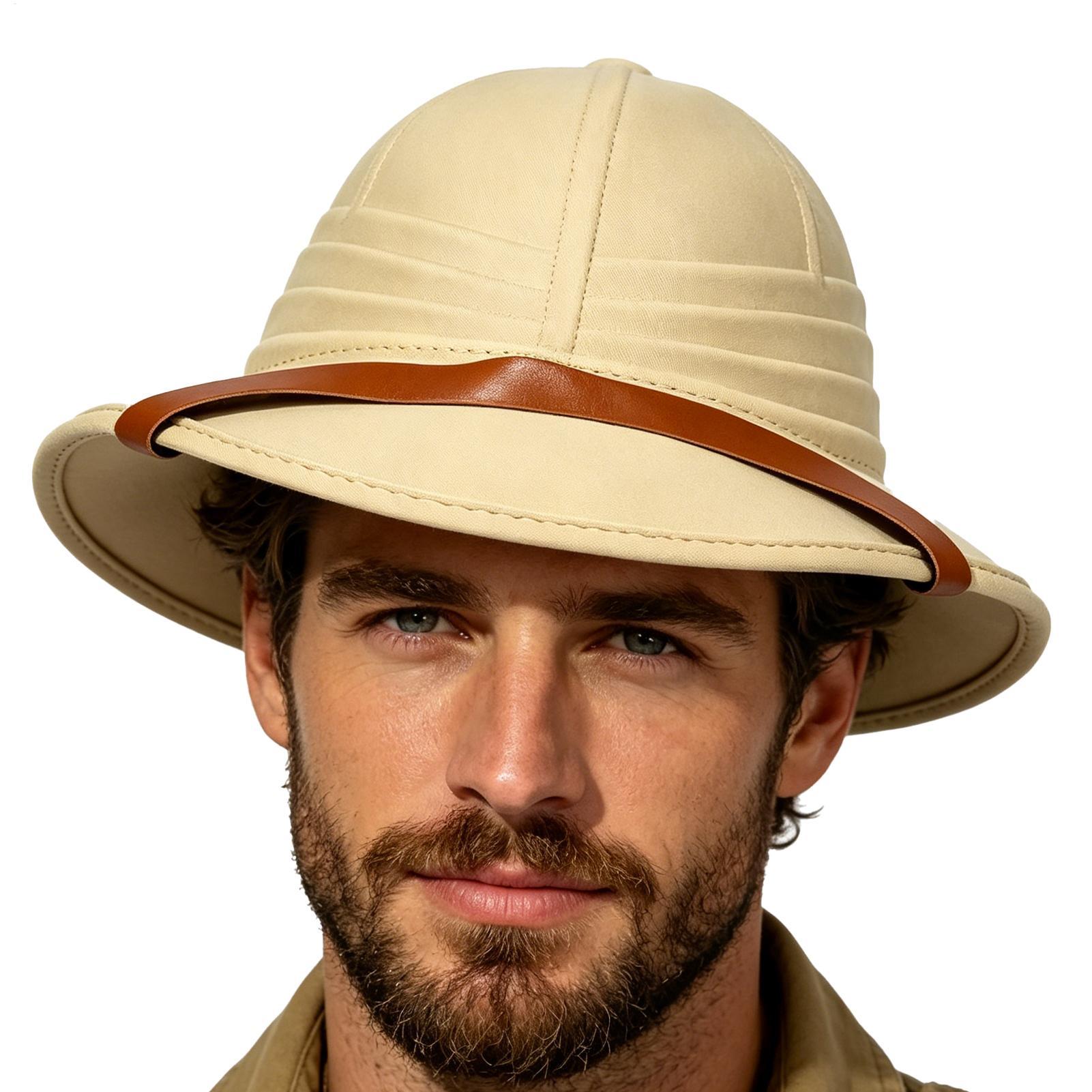 Outdoor Adventure Hat - قبعة قش بريطية أنيقة للرجال والنساء،