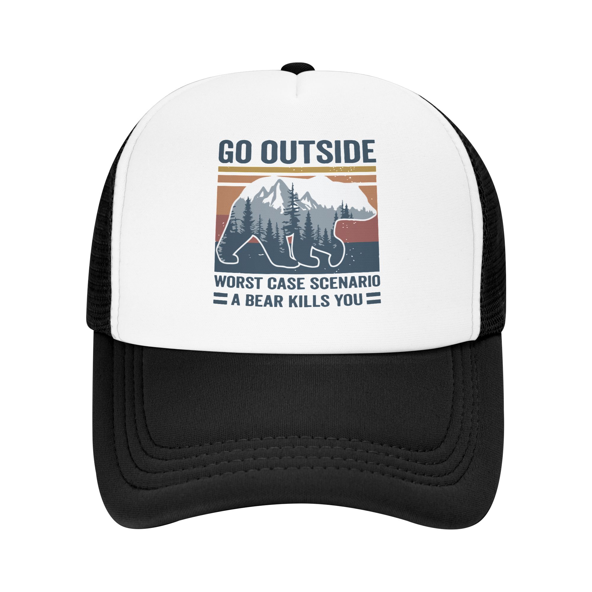 Outdoor Adventure Hat - قبعة سائق الشاحنة بتصميم 