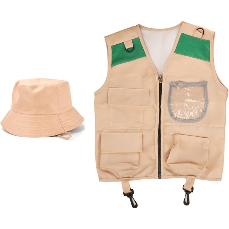 زي سفاري مع سترة وقبعة، ملابس  - مراجعة Outdoor Adventure Hat وسعره