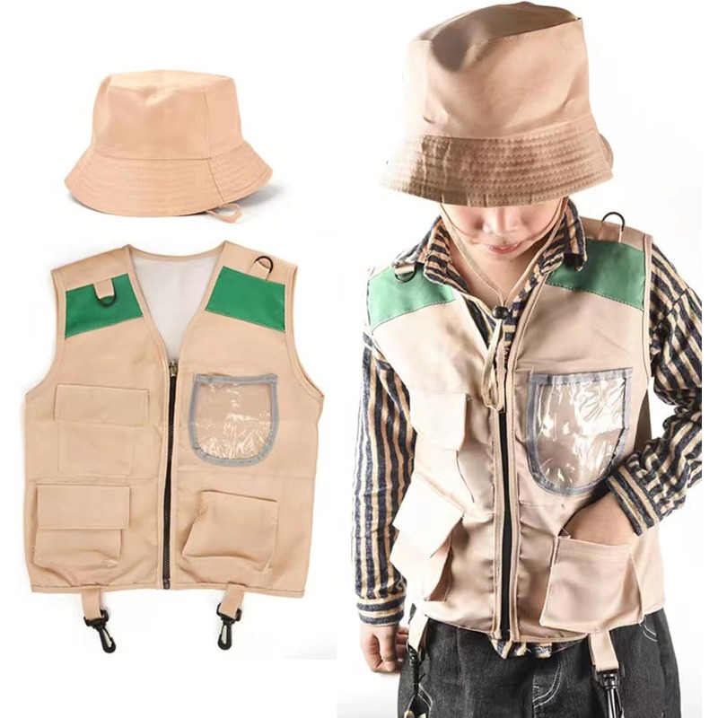 زي سفاري مع سترة وقبعة، ملابس  - مراجعة Outdoor Adventure Hat وسعره