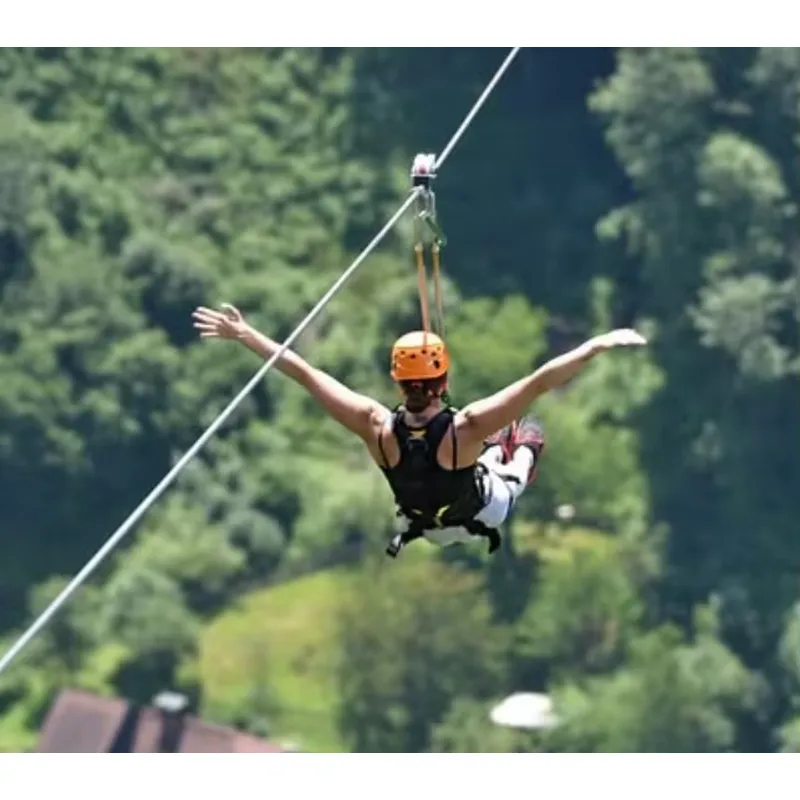 حبل تسلق مخصص للمناطق الغابية  - مراجعة Outdoor Adventure Zipline وسعره