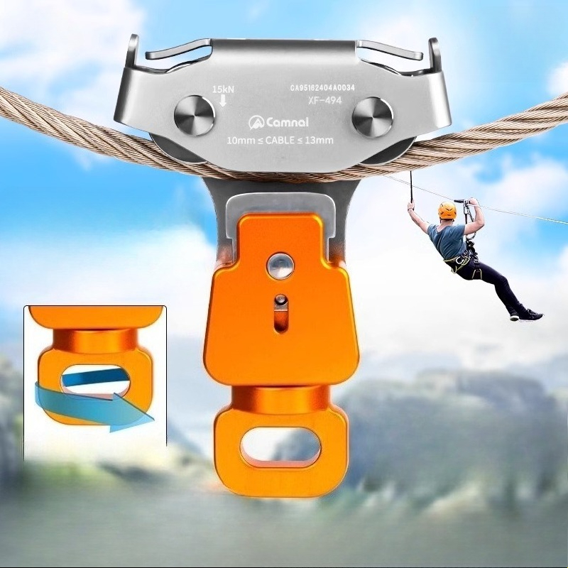 بكرة كابل فولاذي خارجية للزيبل - مراجعة Outdoor Adventure Zipline وسعره