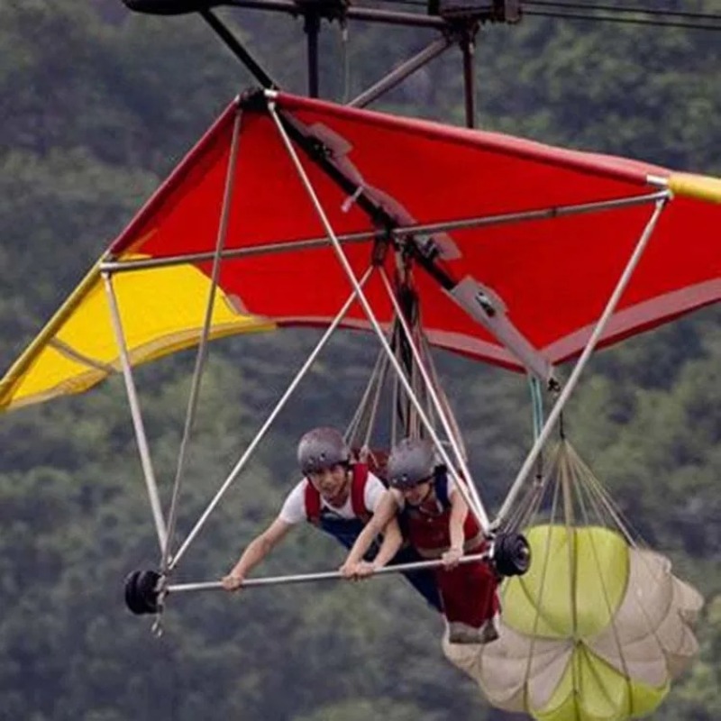 معدات التزلج الهوائي والزيبلاي - مراجعة Outdoor Adventure Zipline وسعره