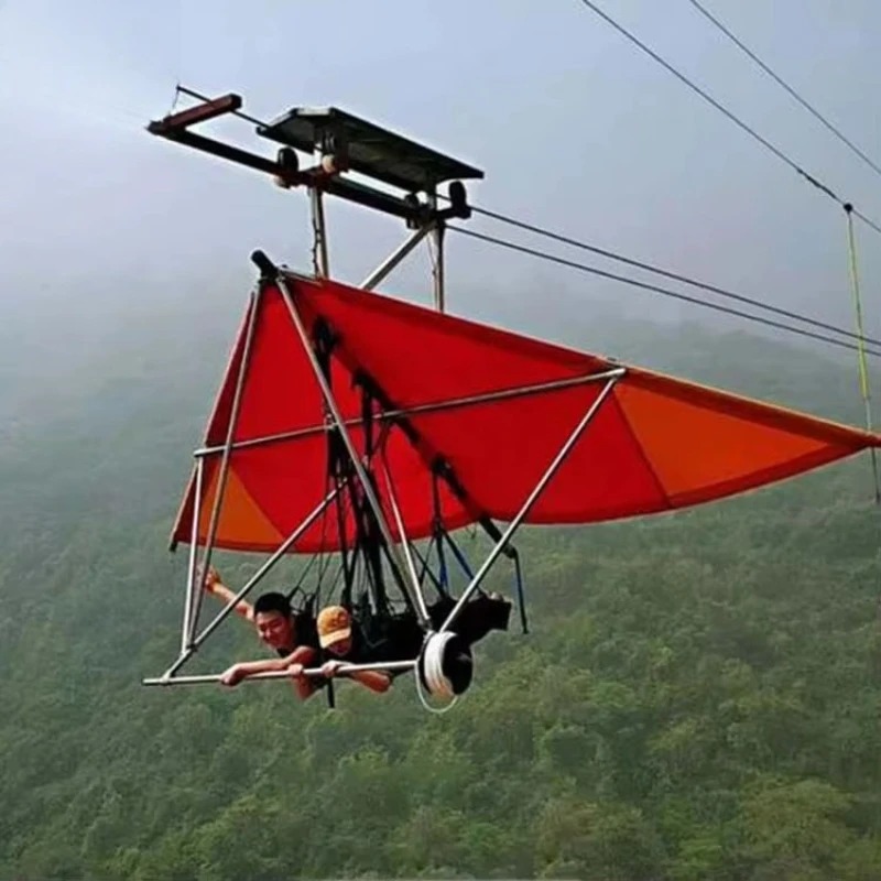 معدات التزلج الهوائي والزيبلاي - مراجعة Outdoor Adventure Zipline وسعره