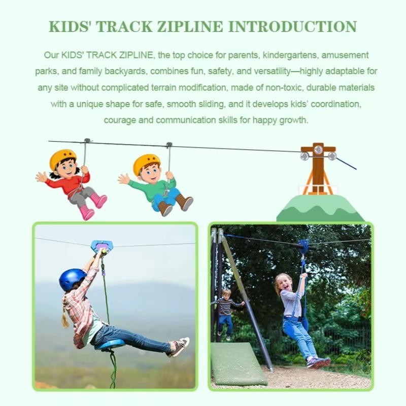 مجموعة ألعاب الزيبلاين الخارجي - مراجعة Outdoor Adventure Zipline وسعره